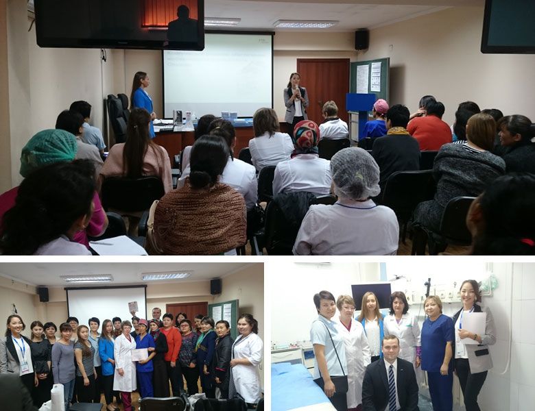 Saraya CIS endoscope workshop at the Central Asian Gastroenterology Week