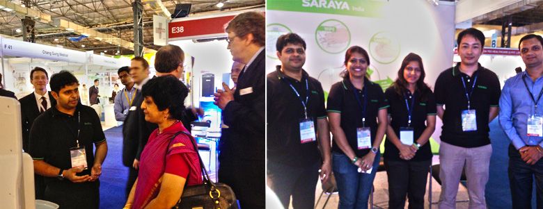 SARAYA India Participated in 20th Medical Fair India.